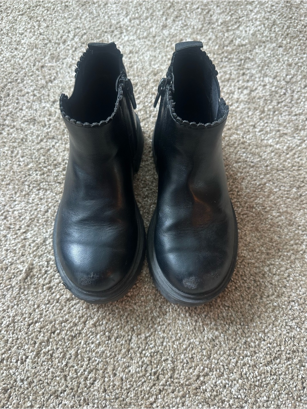 Toddler girl black boots